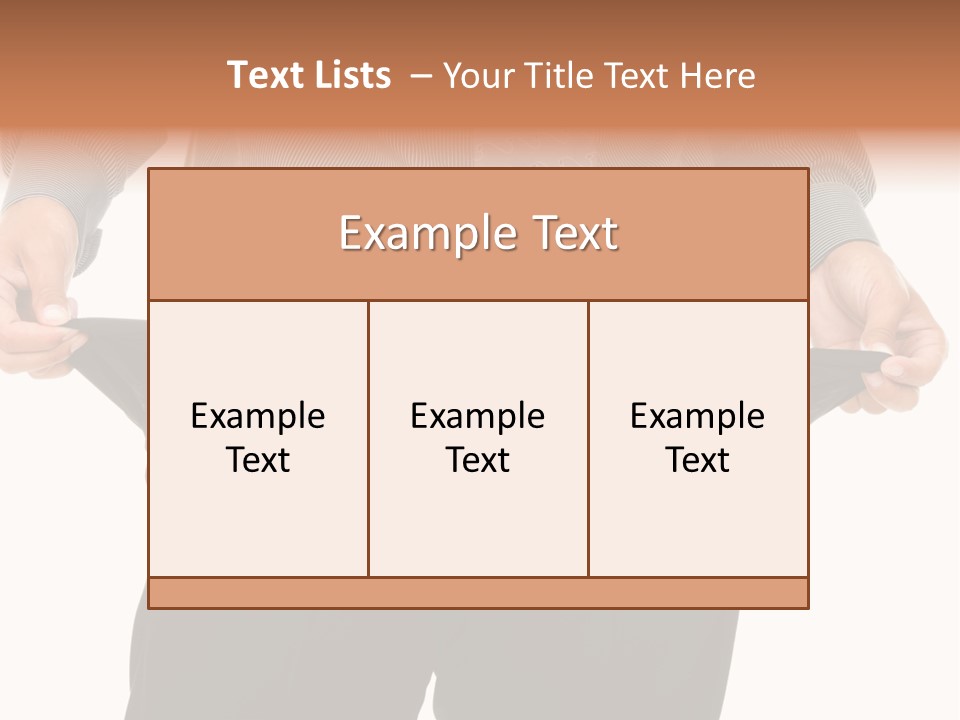 Expression Investors Poverty PowerPoint Template