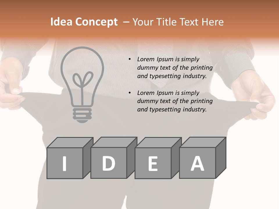 Expression Investors Poverty PowerPoint Template