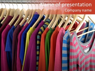 Clothes Assorted Wear PowerPoint Template