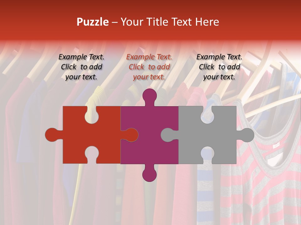 Clothes Assorted Wear PowerPoint Template