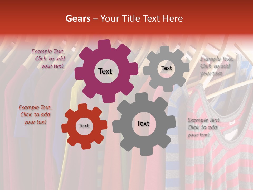 Clothes Assorted Wear PowerPoint Template