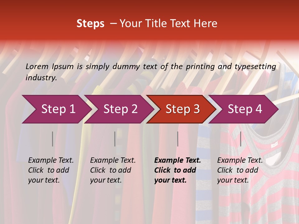 Clothes Assorted Wear PowerPoint Template