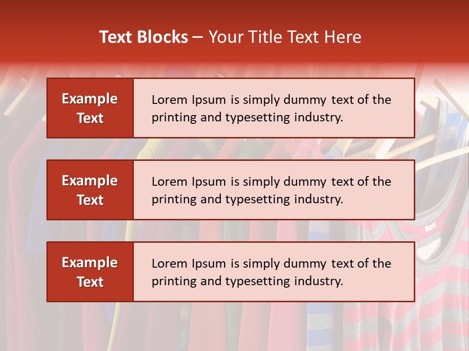 Clothes Assorted Wear PowerPoint Template