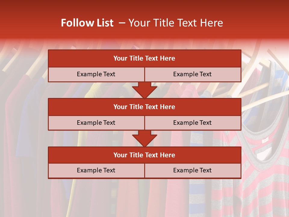 Clothes Assorted Wear PowerPoint Template