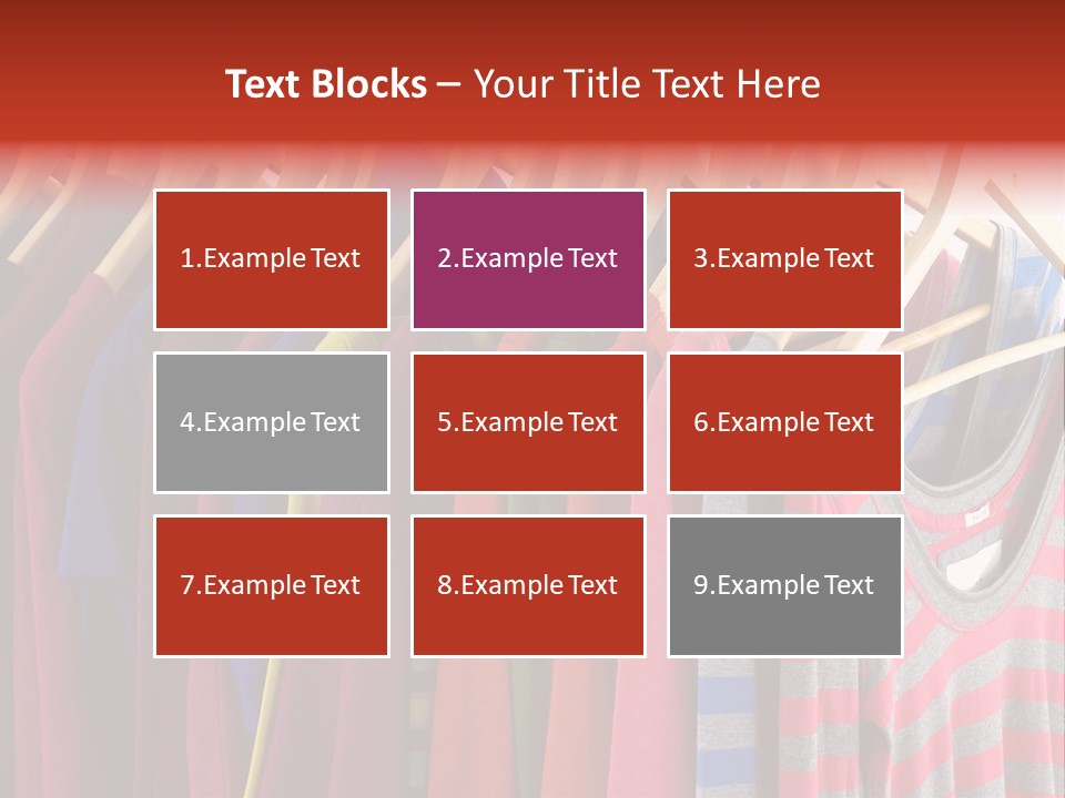 Clothes Assorted Wear PowerPoint Template