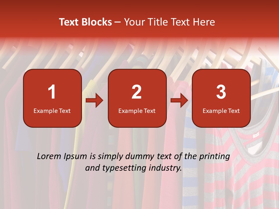 Clothes Assorted Wear PowerPoint Template