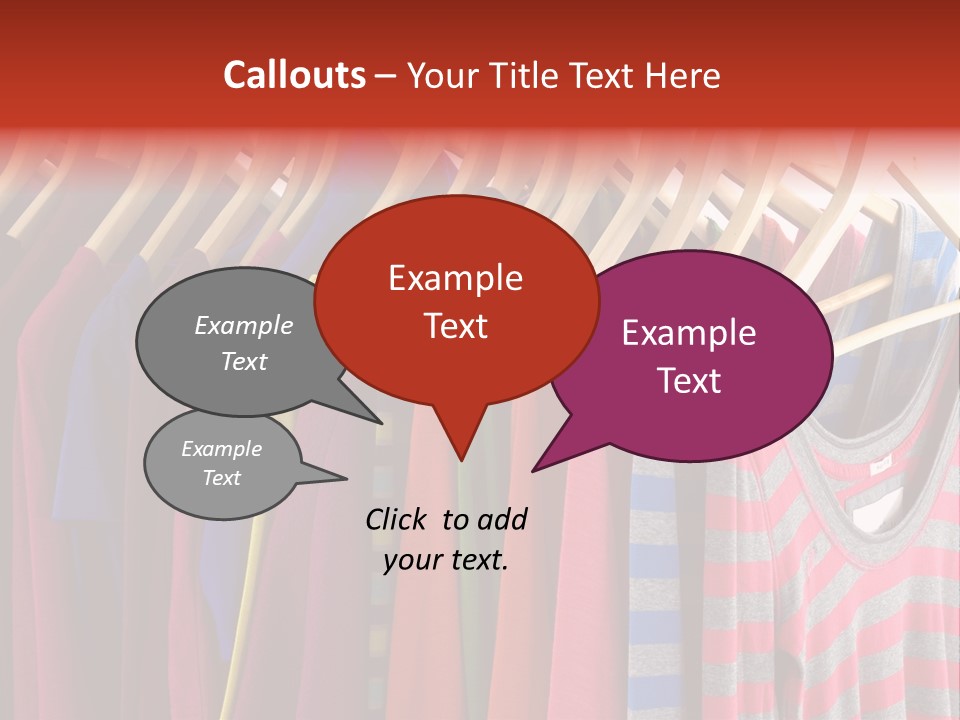 Clothes Assorted Wear PowerPoint Template