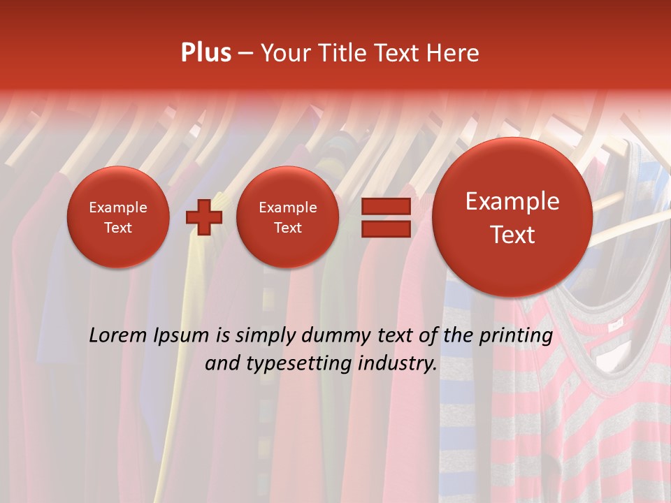 Clothes Assorted Wear PowerPoint Template