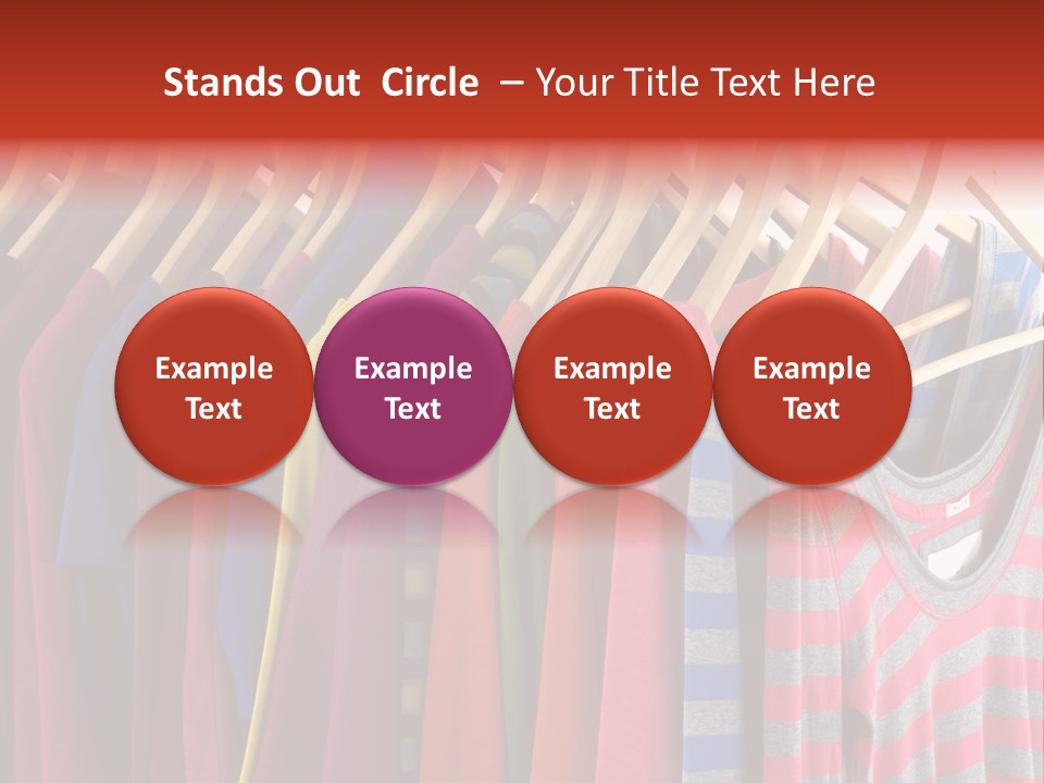 Clothes Assorted Wear PowerPoint Template