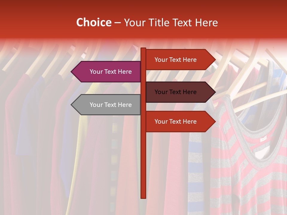 Clothes Assorted Wear PowerPoint Template