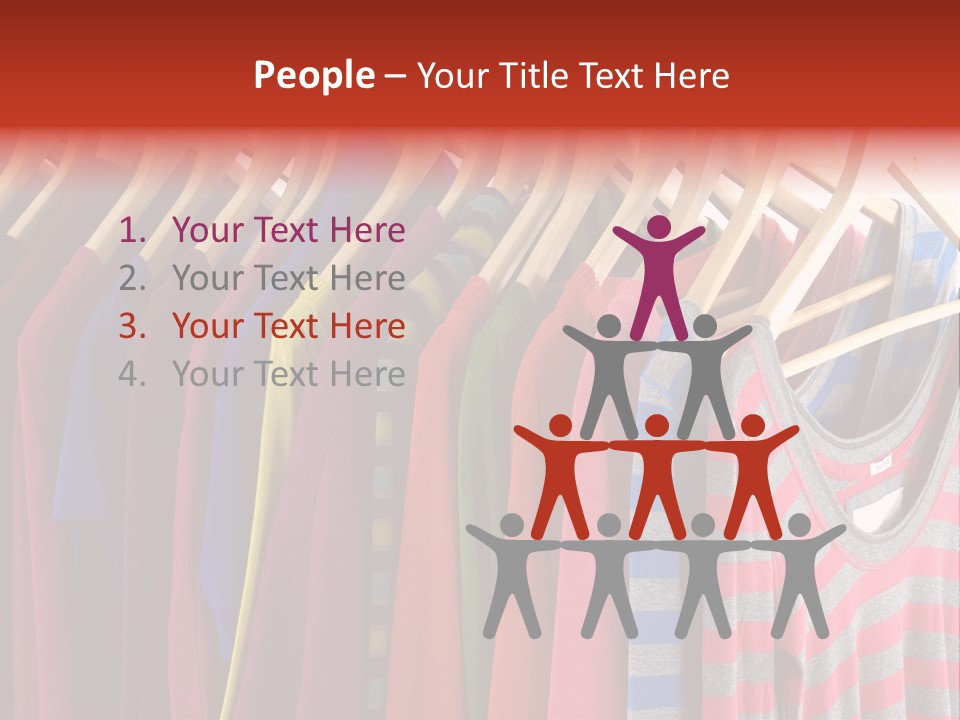 Clothes Assorted Wear PowerPoint Template