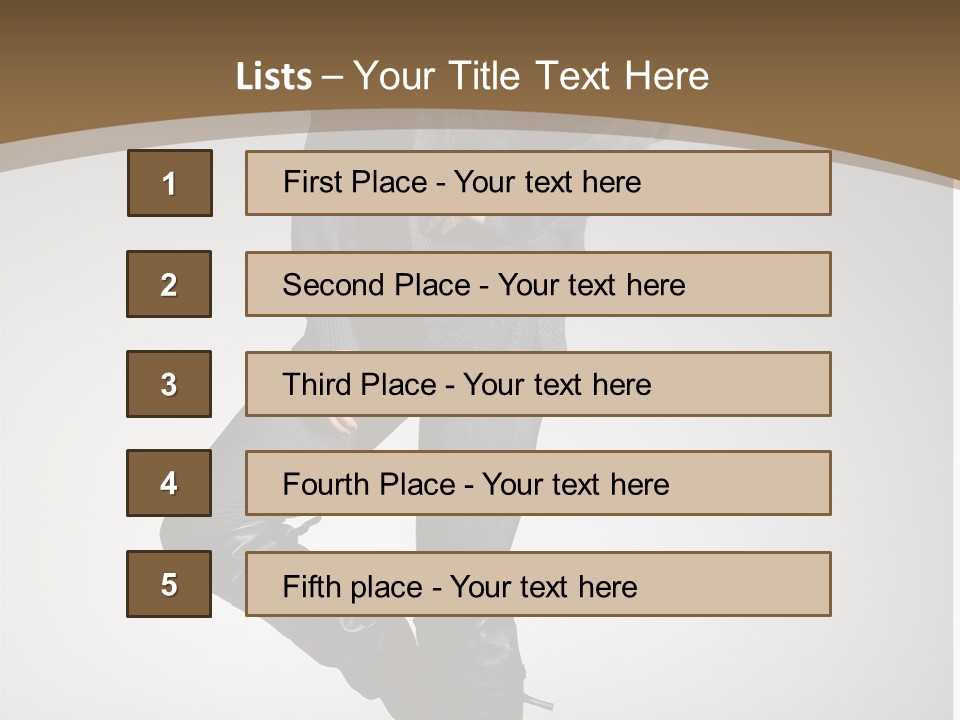 Female Vogue College PowerPoint Template