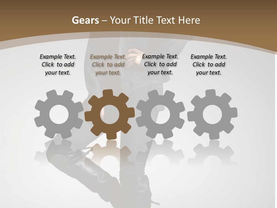 Female Vogue College PowerPoint Template