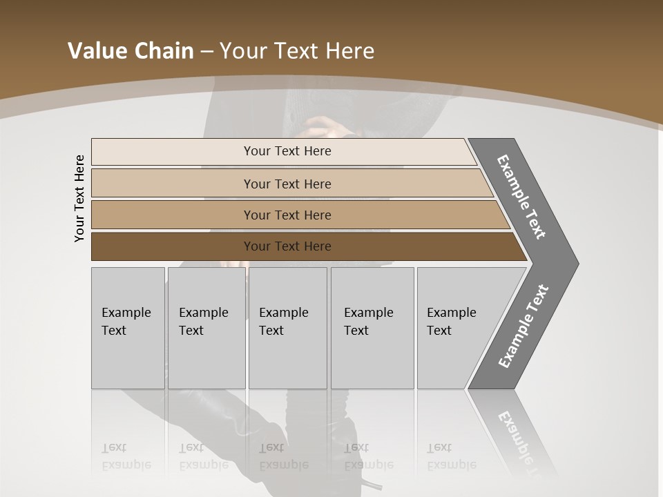 Female Vogue College PowerPoint Template
