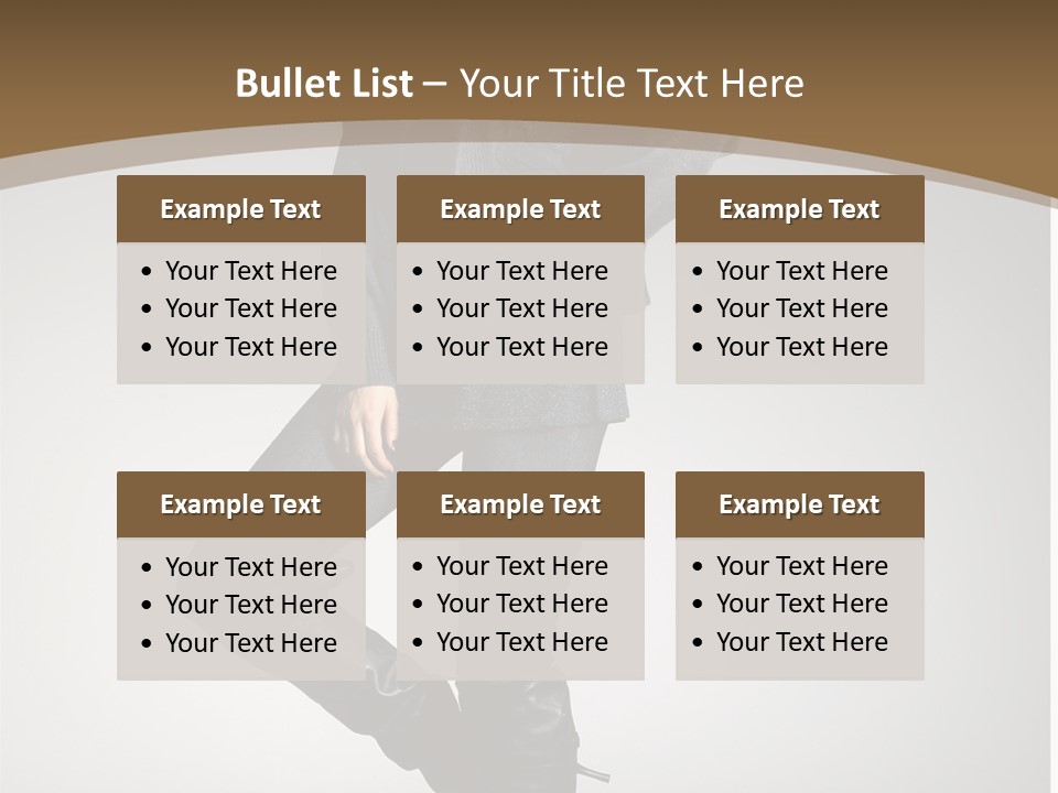 Female Vogue College PowerPoint Template