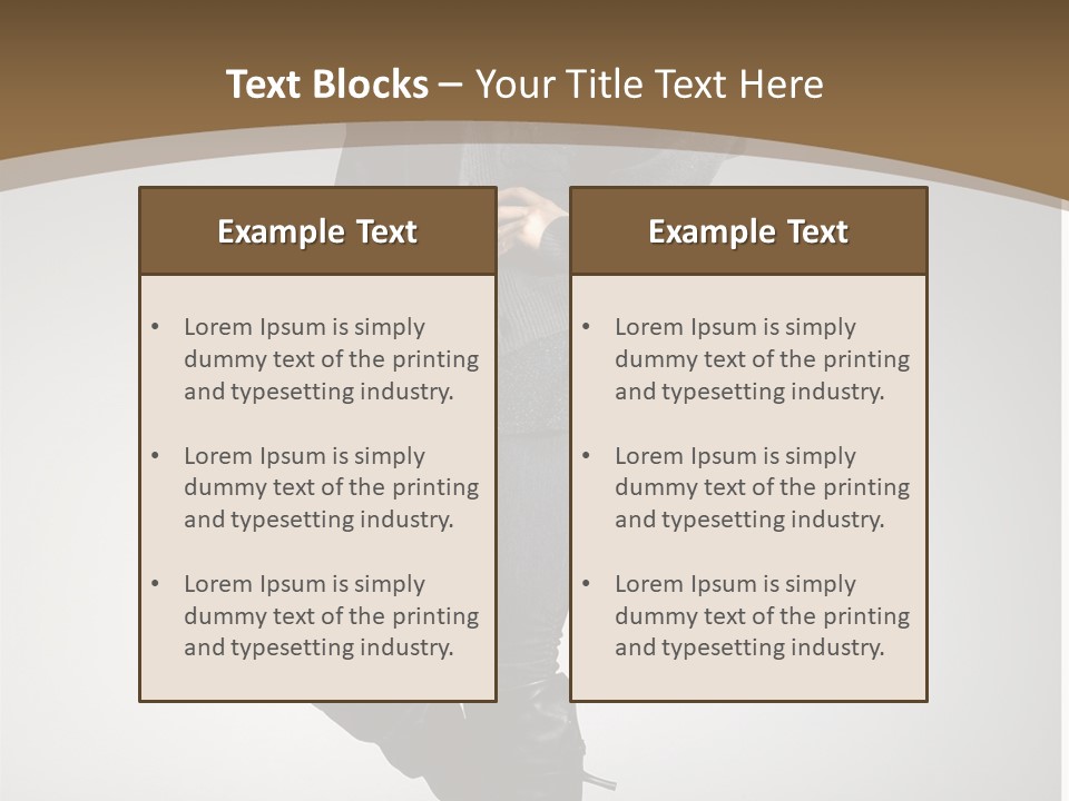 Female Vogue College PowerPoint Template