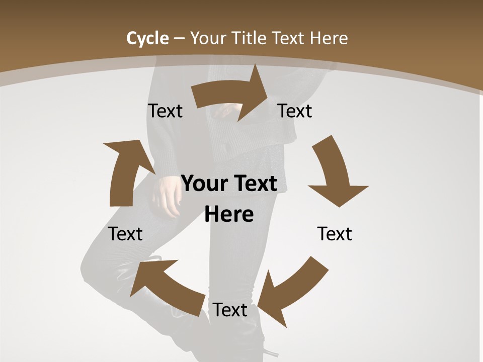 Female Vogue College PowerPoint Template