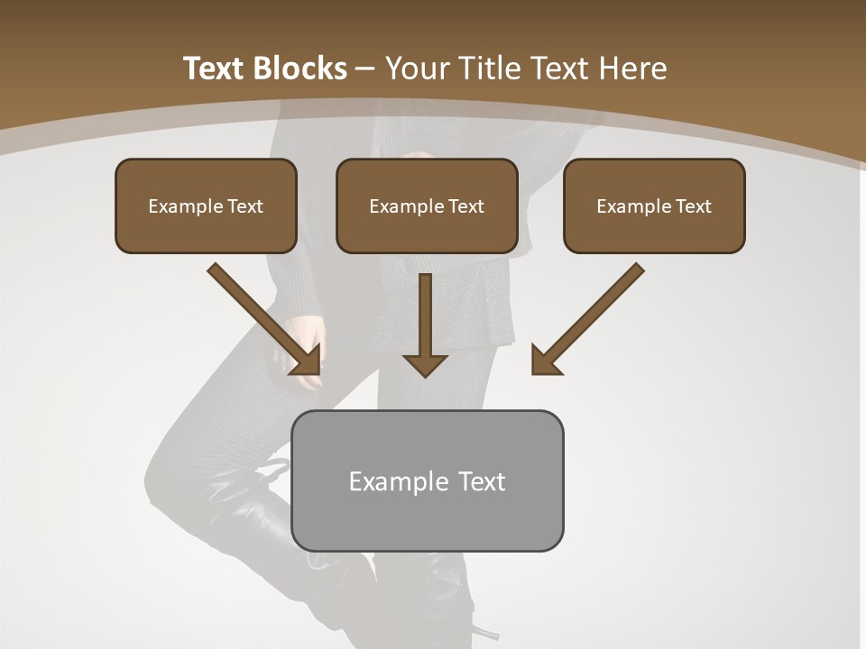 Female Vogue College PowerPoint Template