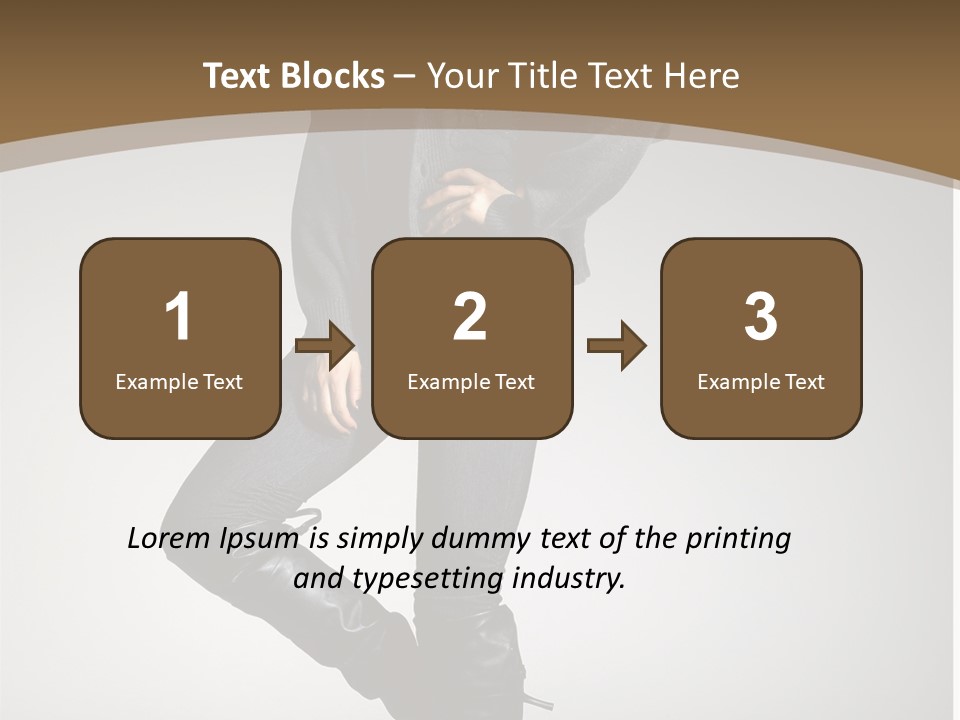 Female Vogue College PowerPoint Template