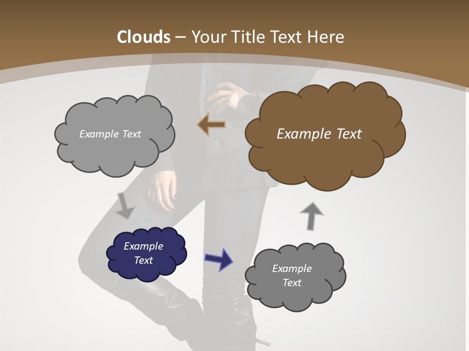 Female Vogue College PowerPoint Template