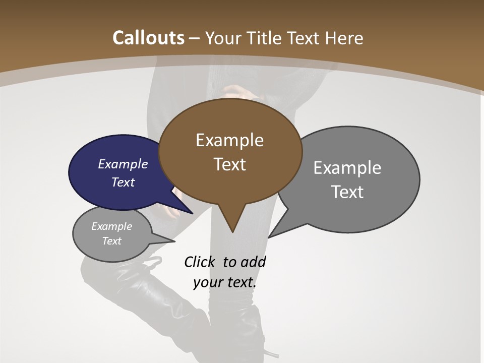 Female Vogue College PowerPoint Template