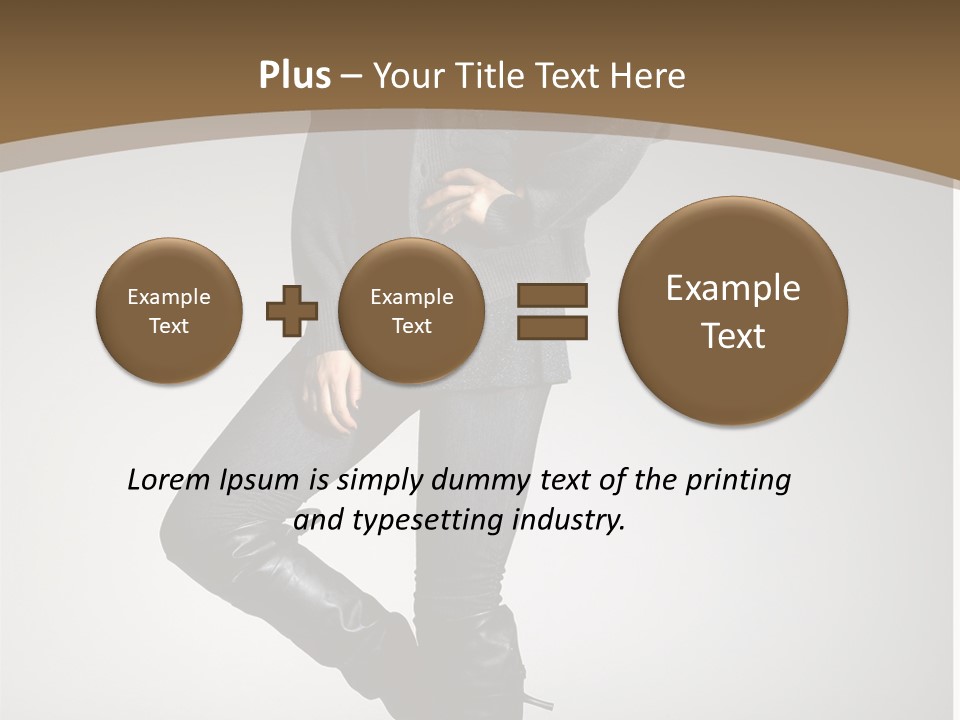 Female Vogue College PowerPoint Template