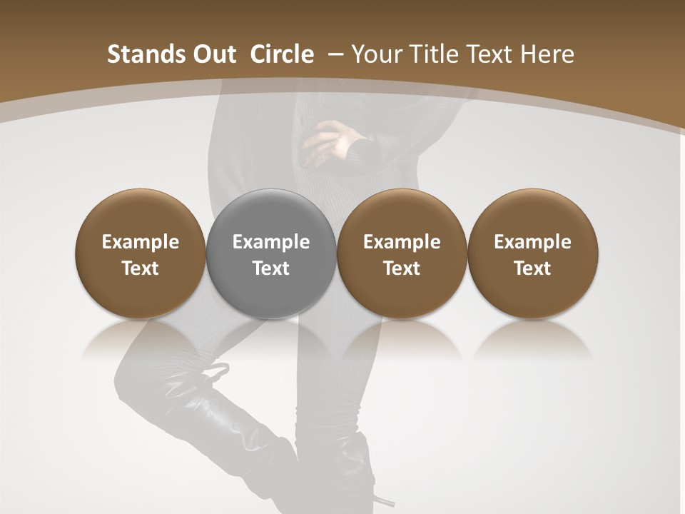 Female Vogue College PowerPoint Template