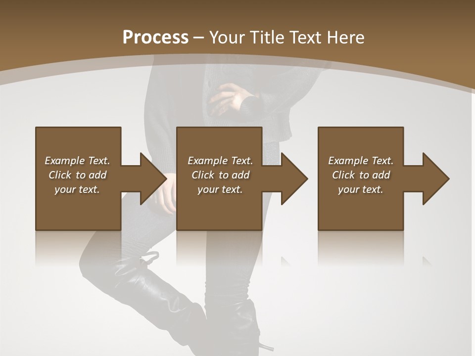 Female Vogue College PowerPoint Template
