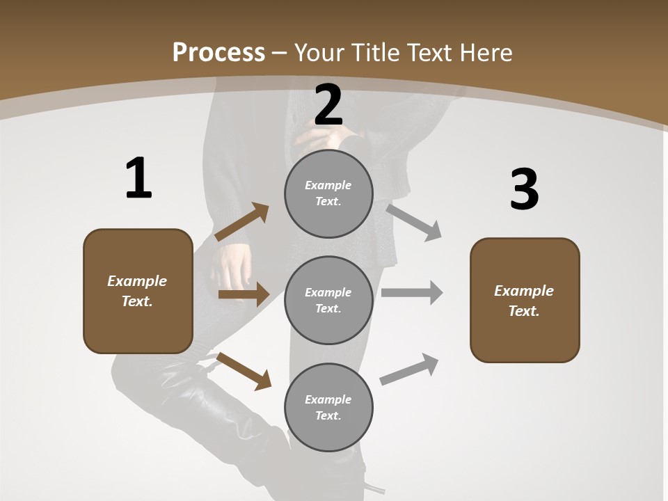 Female Vogue College PowerPoint Template