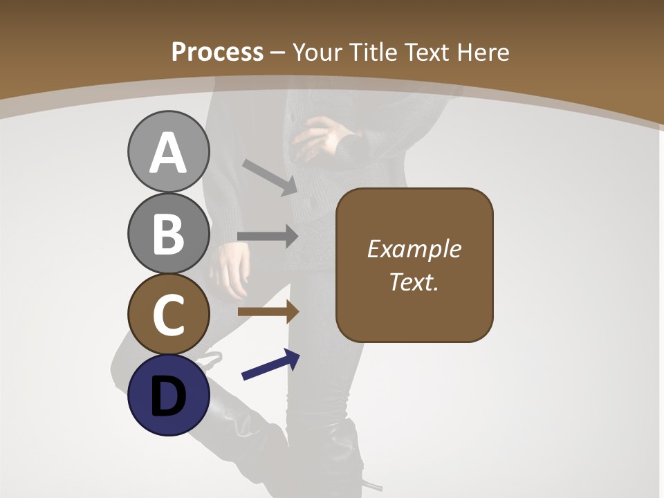 Female Vogue College PowerPoint Template