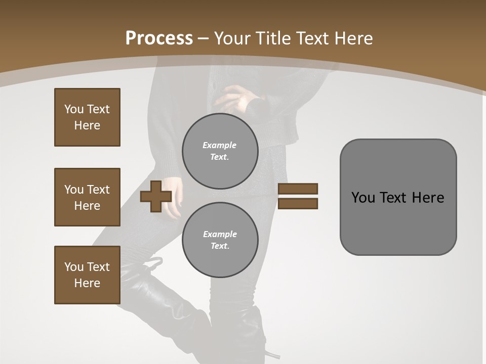 Female Vogue College PowerPoint Template