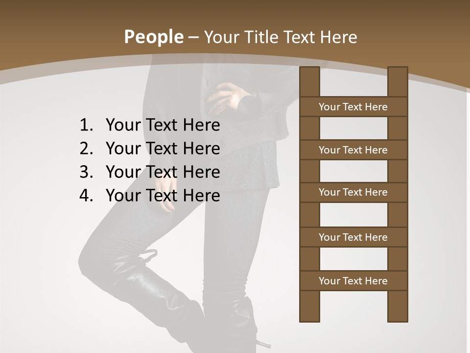 Female Vogue College PowerPoint Template