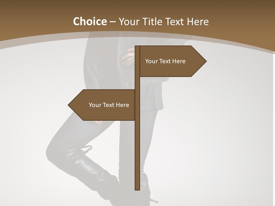 Female Vogue College PowerPoint Template