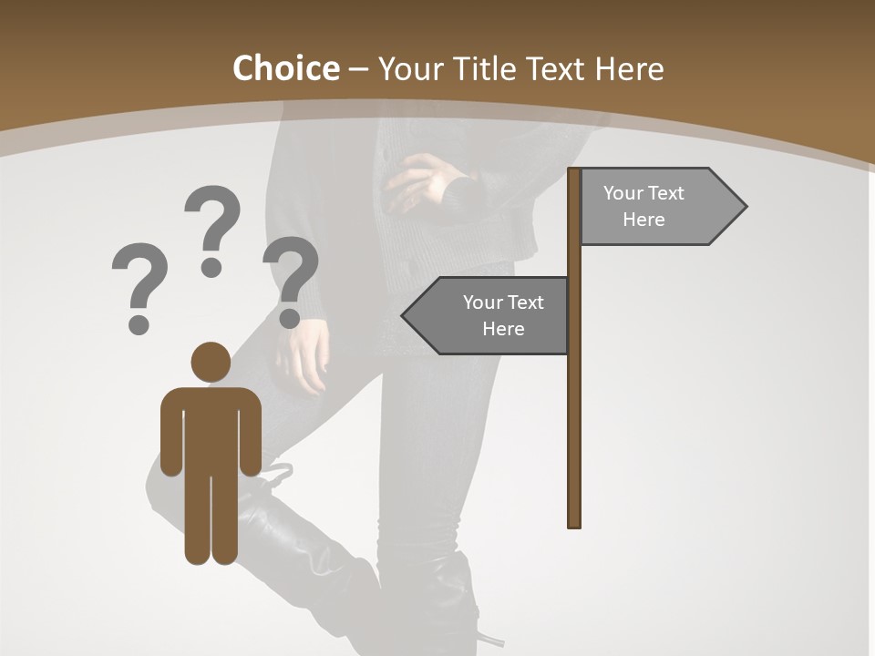 Female Vogue College PowerPoint Template