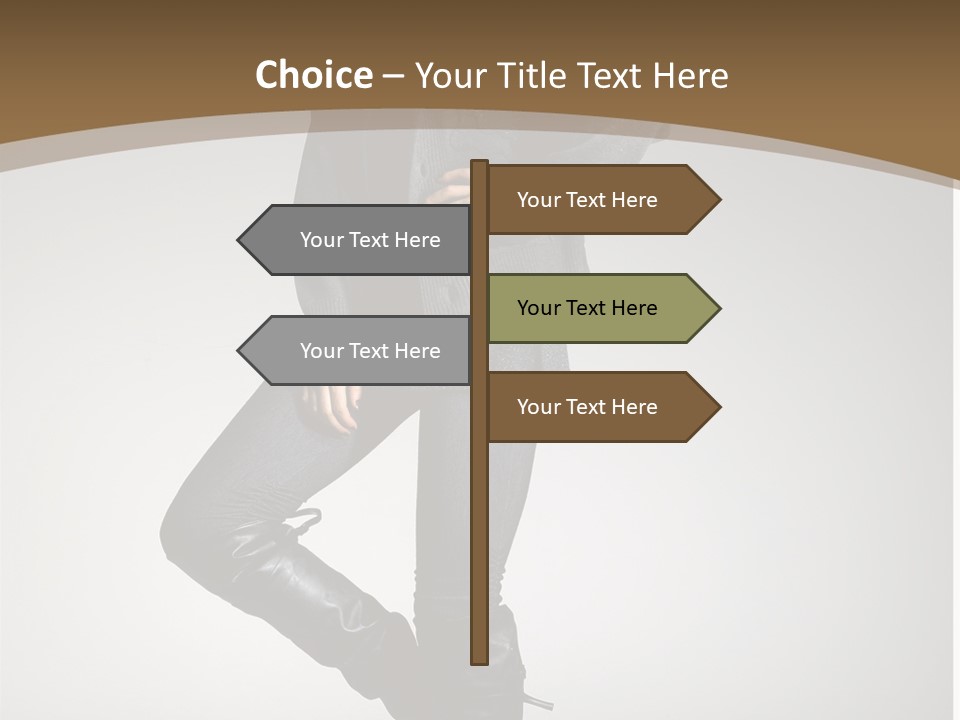 Female Vogue College PowerPoint Template