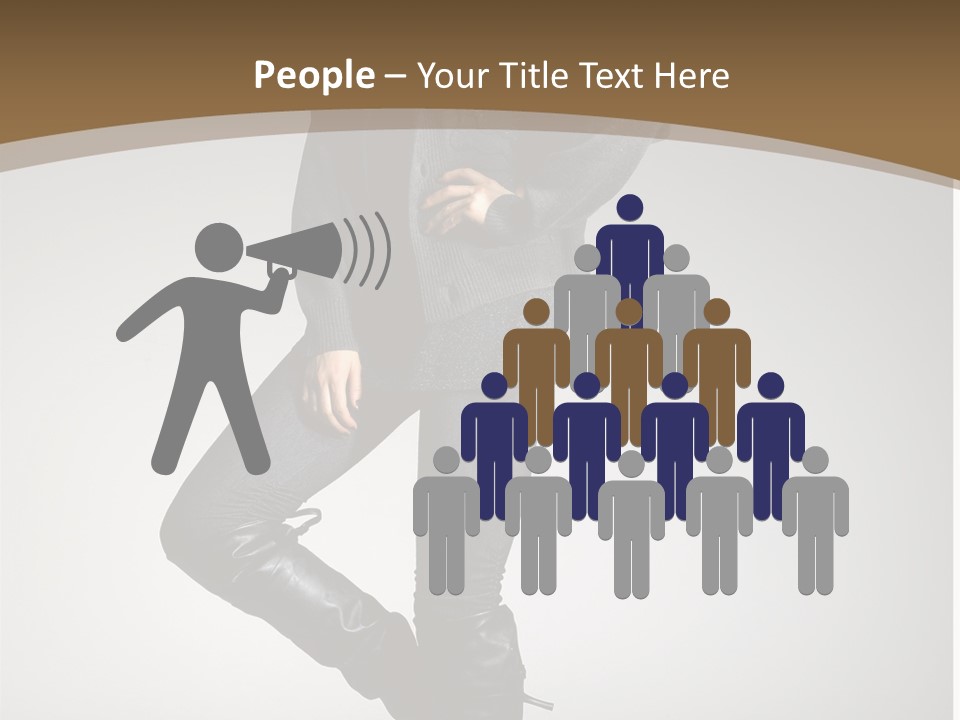 Female Vogue College PowerPoint Template