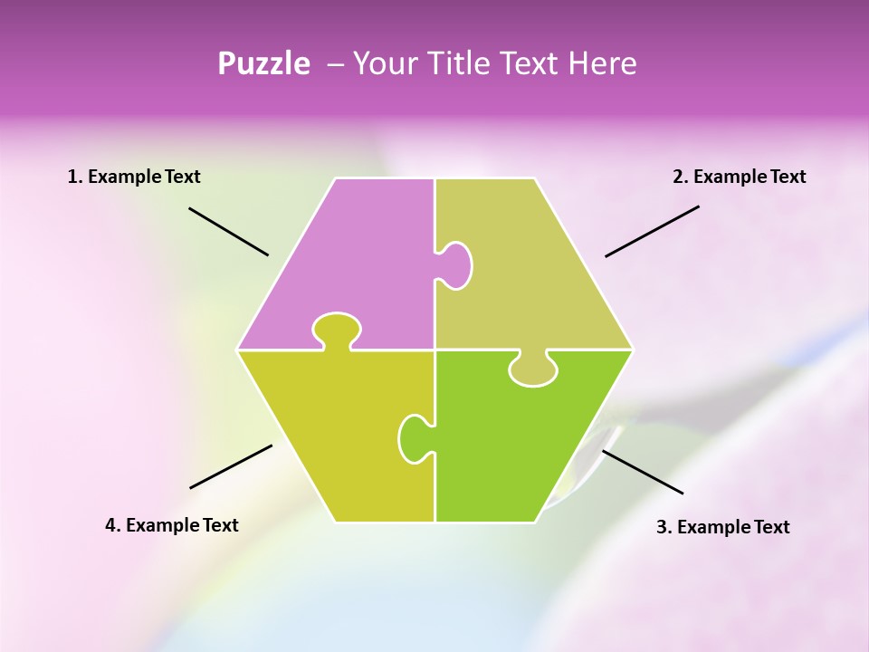 Morning Light Plant PowerPoint Template