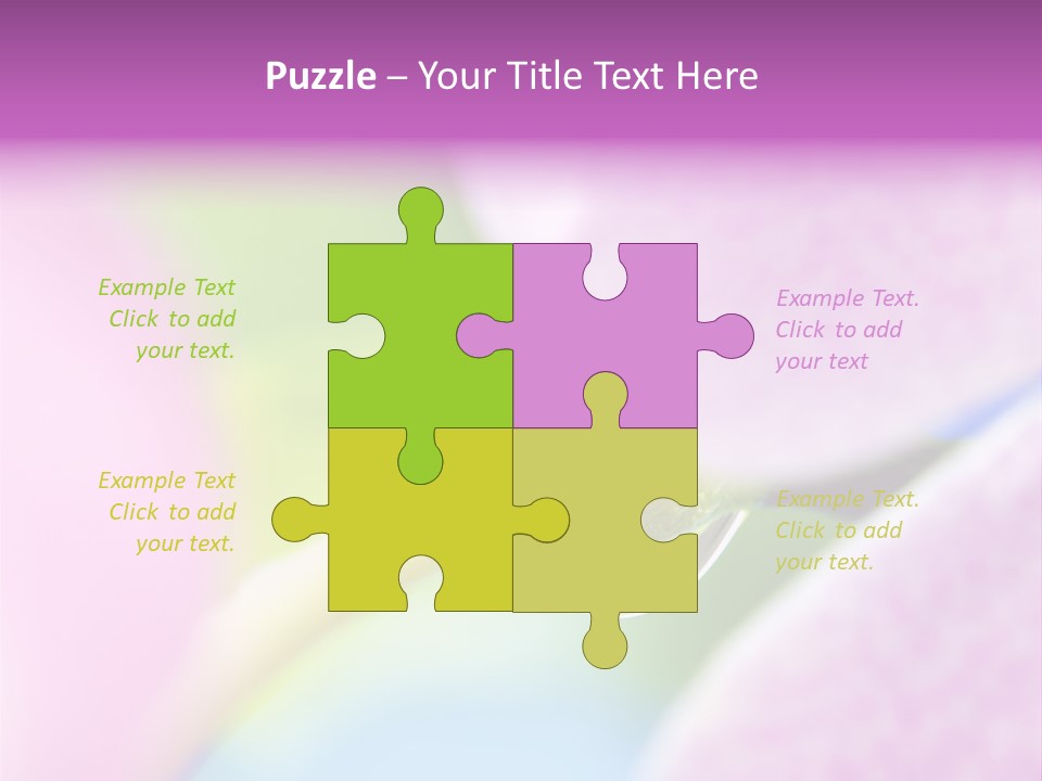 Morning Light Plant PowerPoint Template