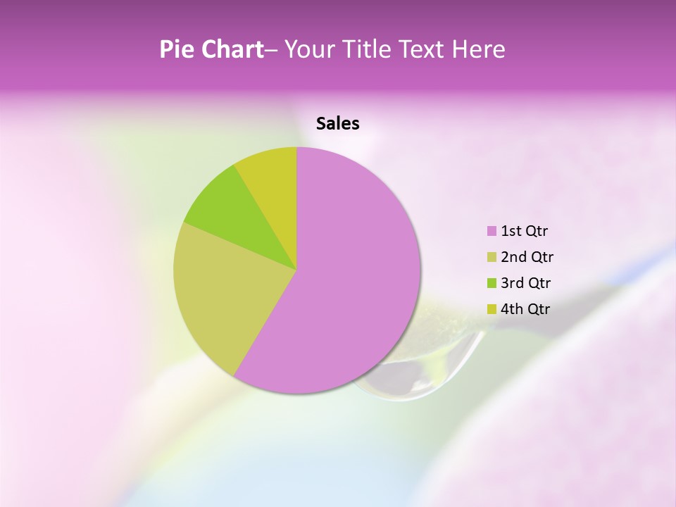 Morning Light Plant PowerPoint Template