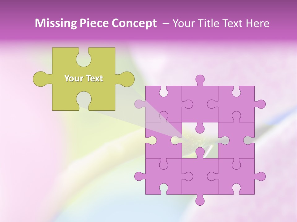 Morning Light Plant PowerPoint Template