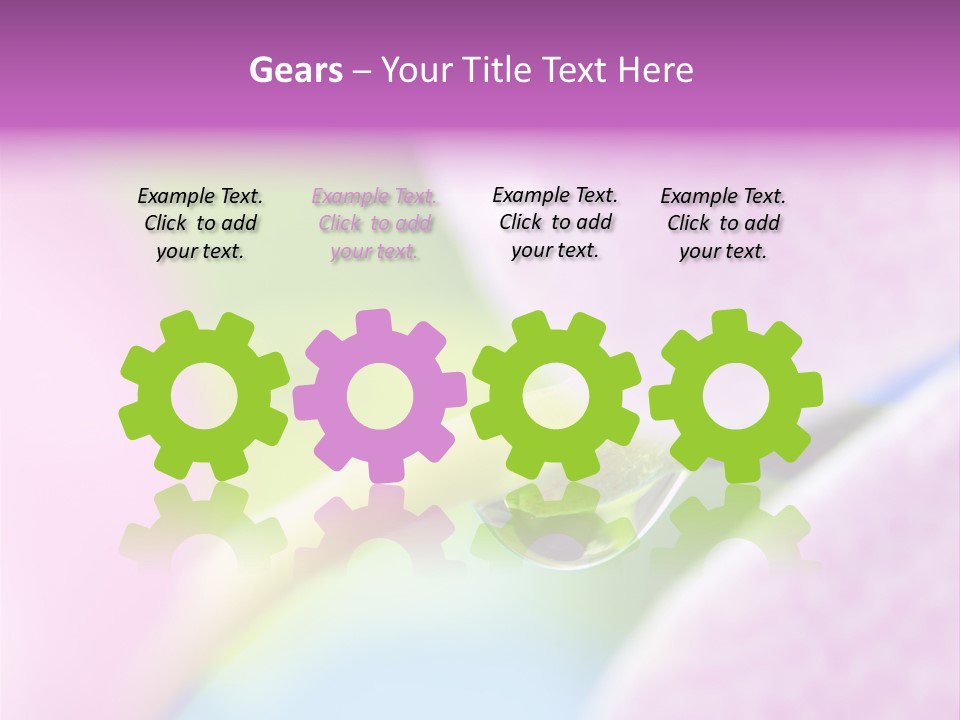 Morning Light Plant PowerPoint Template