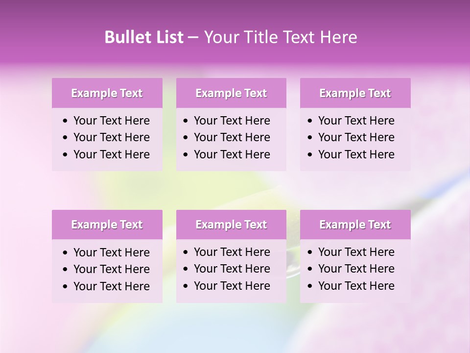 Morning Light Plant PowerPoint Template