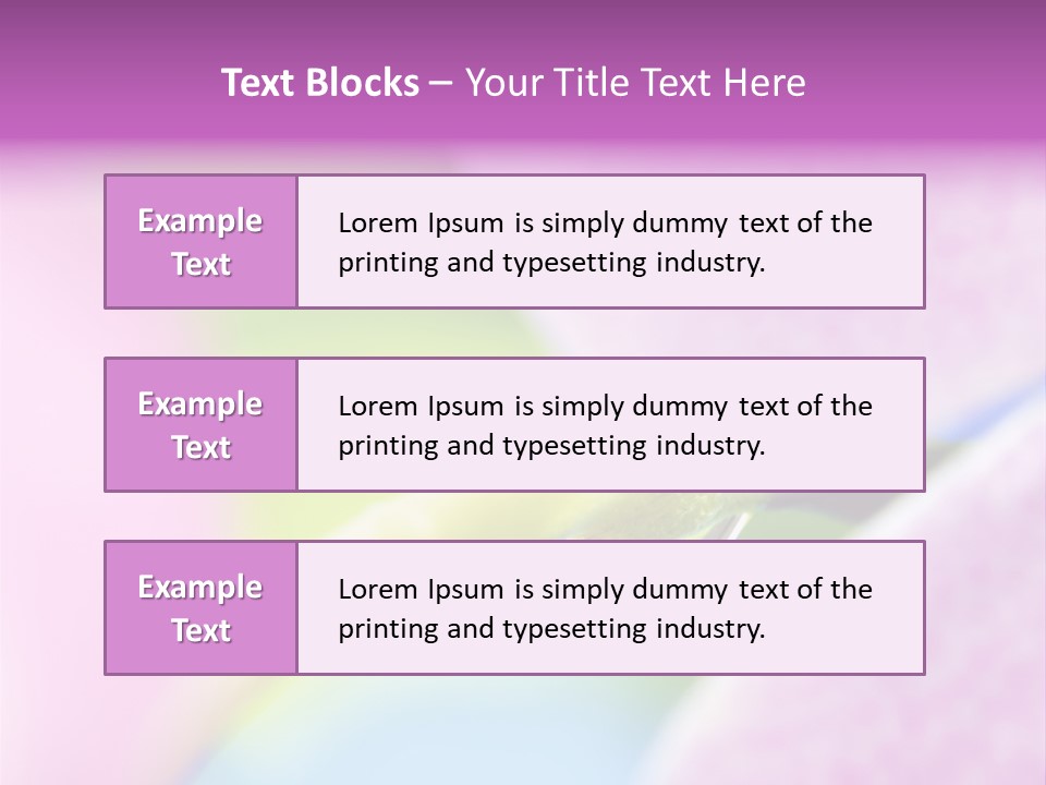 Morning Light Plant PowerPoint Template