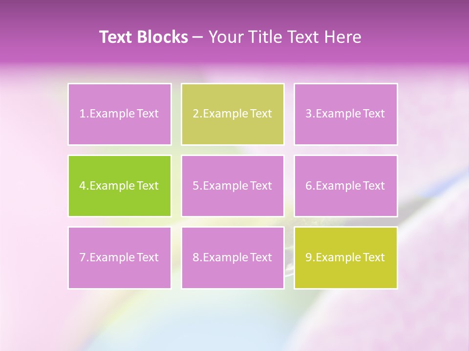 Morning Light Plant PowerPoint Template