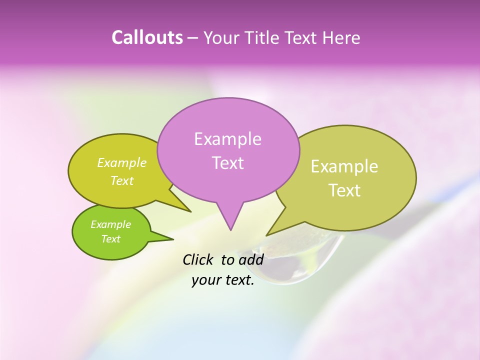 Morning Light Plant PowerPoint Template
