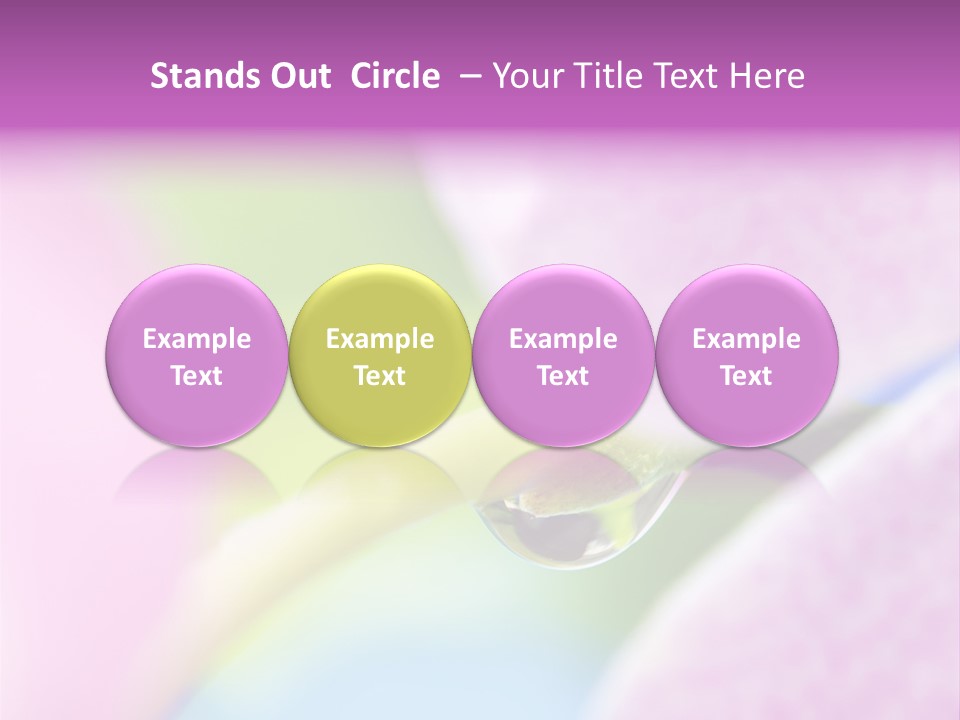 Morning Light Plant PowerPoint Template