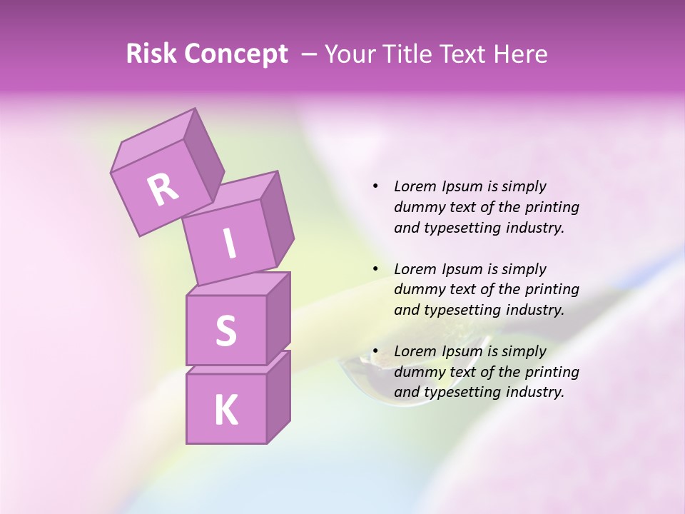 Morning Light Plant PowerPoint Template