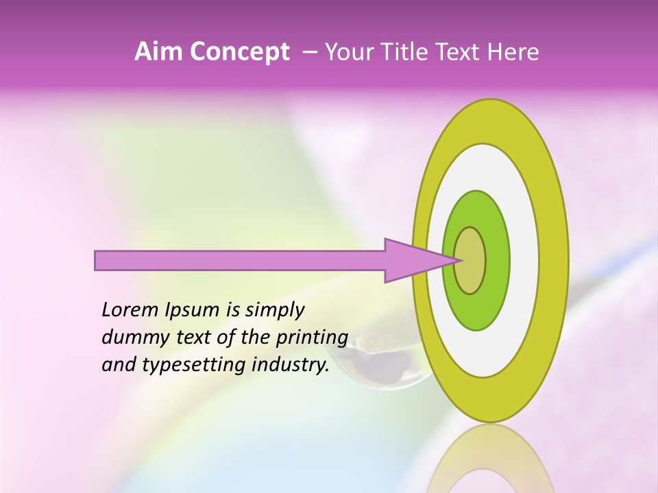 Morning Light Plant PowerPoint Template