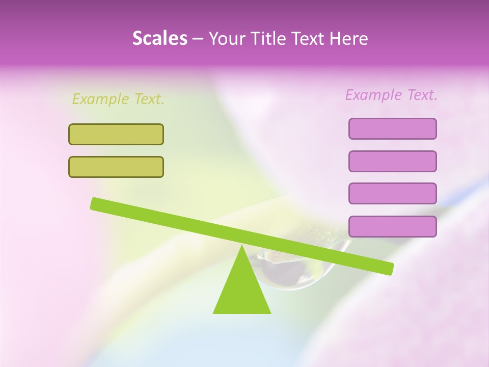 Morning Light Plant PowerPoint Template