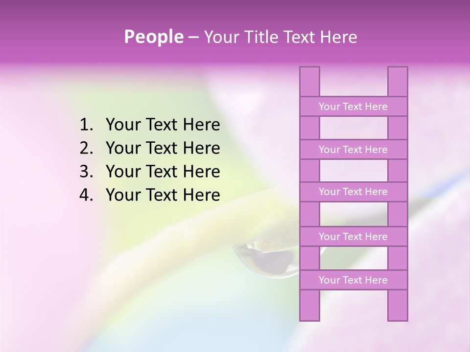 Morning Light Plant PowerPoint Template